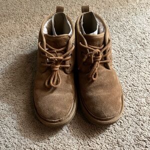 UGG Women's Tan Lace Up Boots